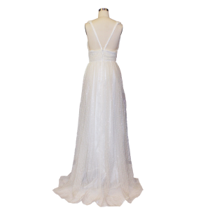 Beaded V-Neckline Gown Connie Tao Designs | Custom Wedding Dresses in Pasadena CA | Dress Alterations Beaded V-Neckline Gown Connie Tao Designs | Custom Wedding Dresses in Pasadena CA | Dress Alterations